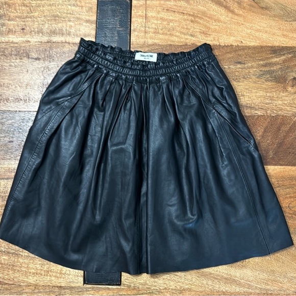 Zadig & voltaire leather skirt Judi size 36 FR - Picture 1 of 5